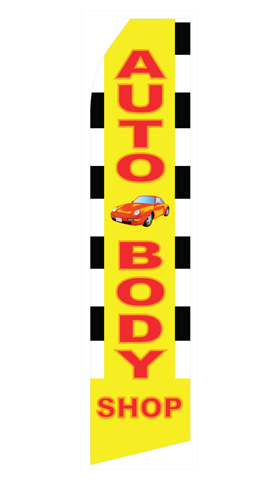 Auto Body Shop Econo Stock Flag