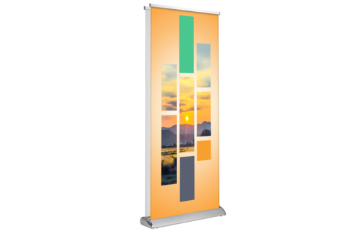 Deluxe Retractable - Double Sided 33x81