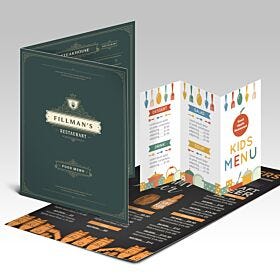 Custom Printed Menus