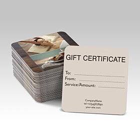 Square Plastic Social Cards